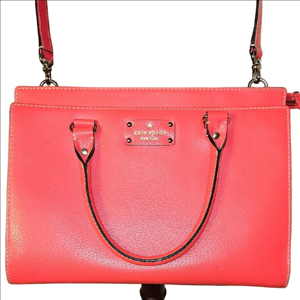 Kate Spade Vibrant Coral Satchel